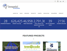 Tablet Screenshot of geospatialniagara.com
